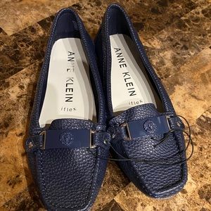 Anne Klein Iflex Navy Blue Flats